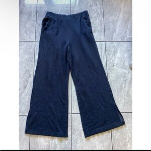 Anthropologie Daily Practice Navy Blue Wide-Leg Pants